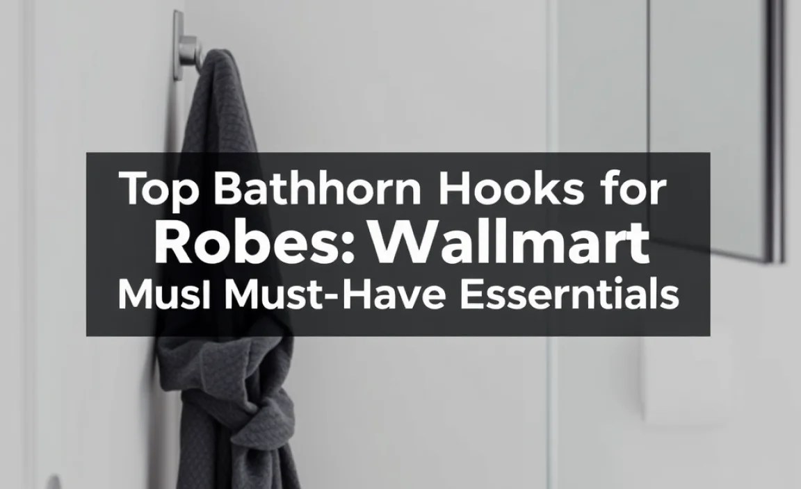 Top Bathroom Hook Options from Walmart
