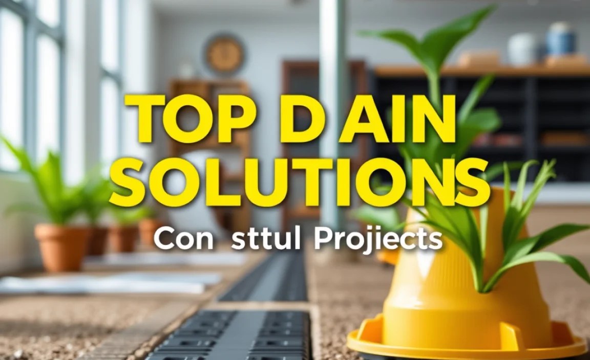 Top Drain Solutions for Efficient Construction Projects