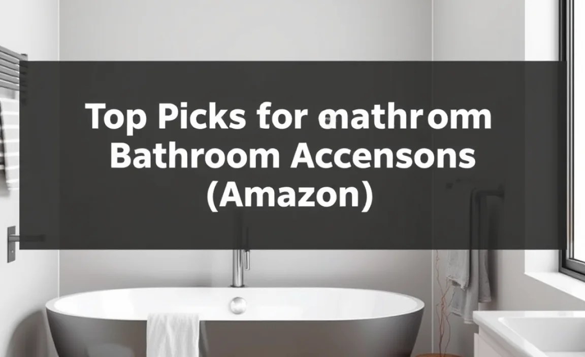 Top Picks for Unique Bathroom Accessories from Amazon (Examples)