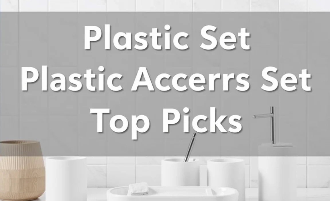 Top Picks: Our Favorite Plastic Bathroom Accessory Sets