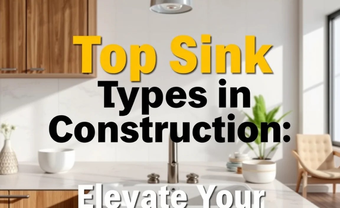 Top Sink Types in Construction: Elevate Your Design