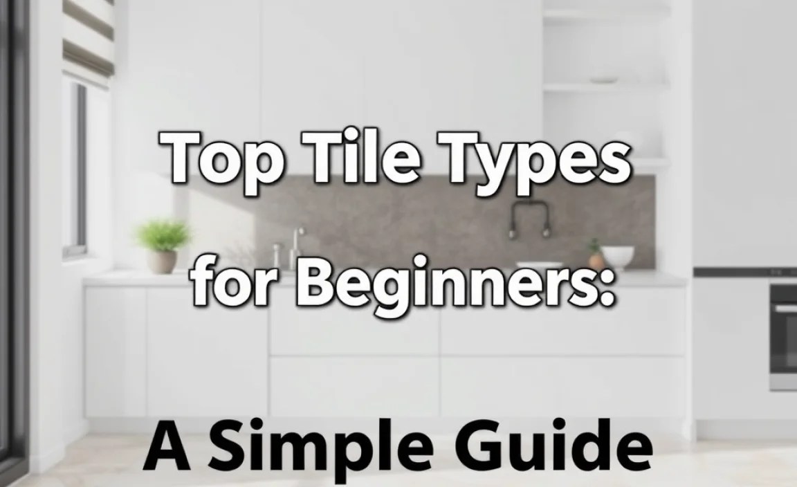 Top Tile Types for Beginners: A Simple Guide