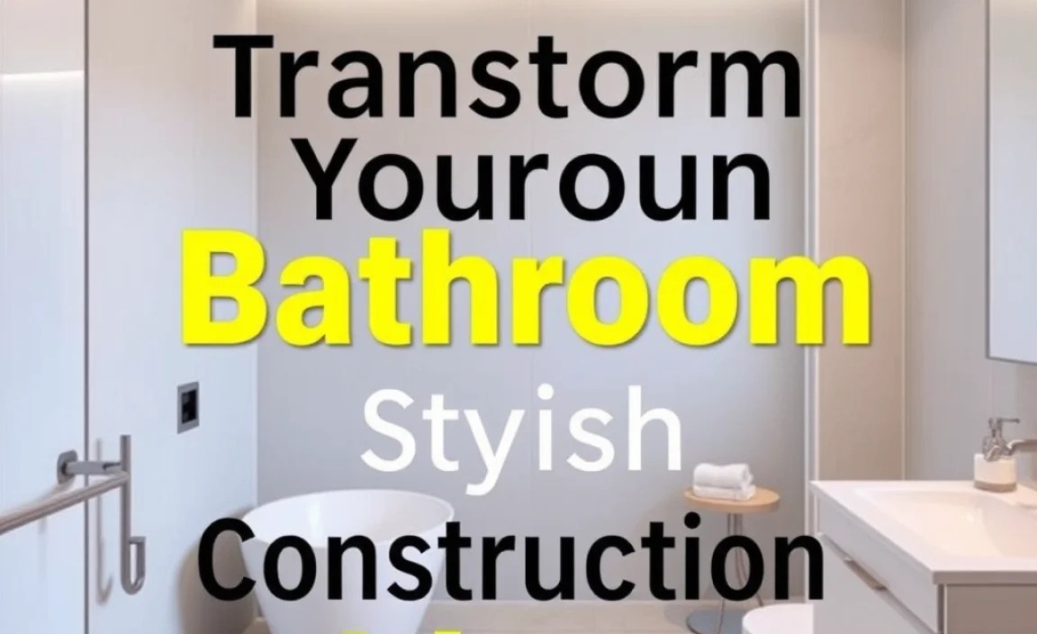 Transform Your Bathroom: Stylish Construction Ideas
