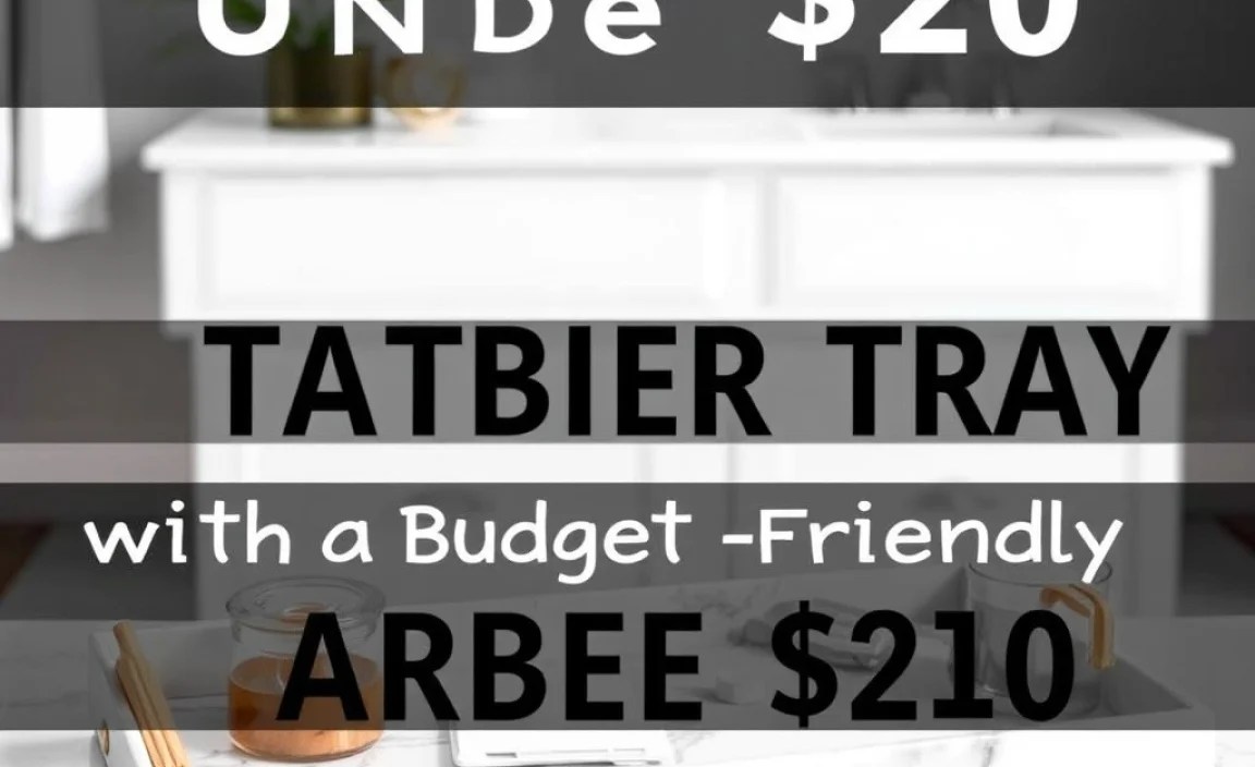 Transform Your Bathroom with a Budget-Friendly Marble Tray