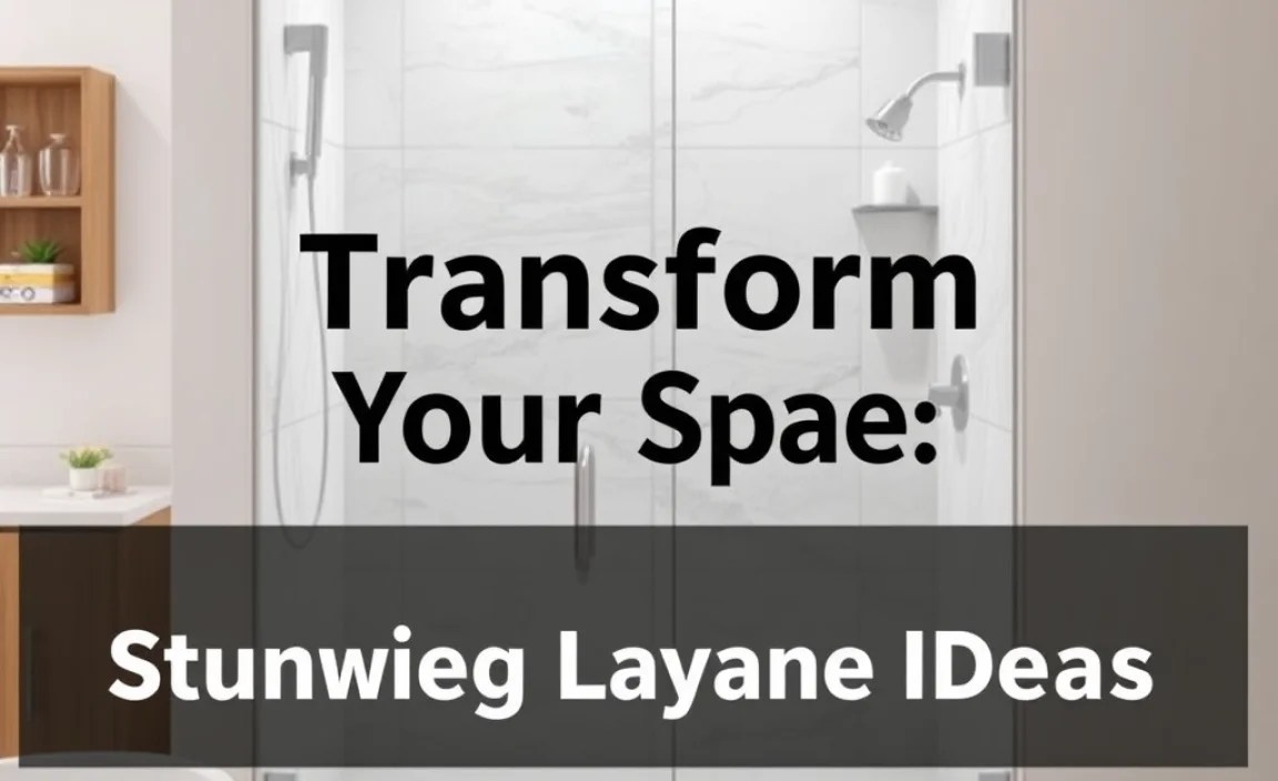 Transform Your Space: Stunning Shower Layout Ideas