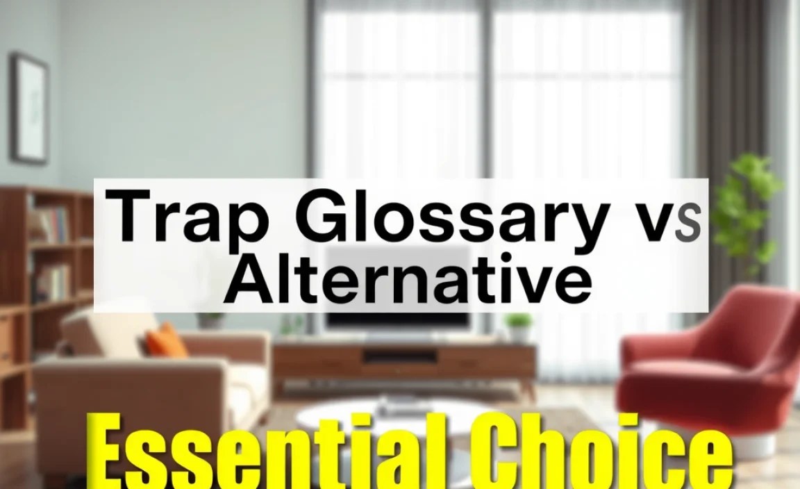 Trap Glossary vs Alternative: Essential Choice