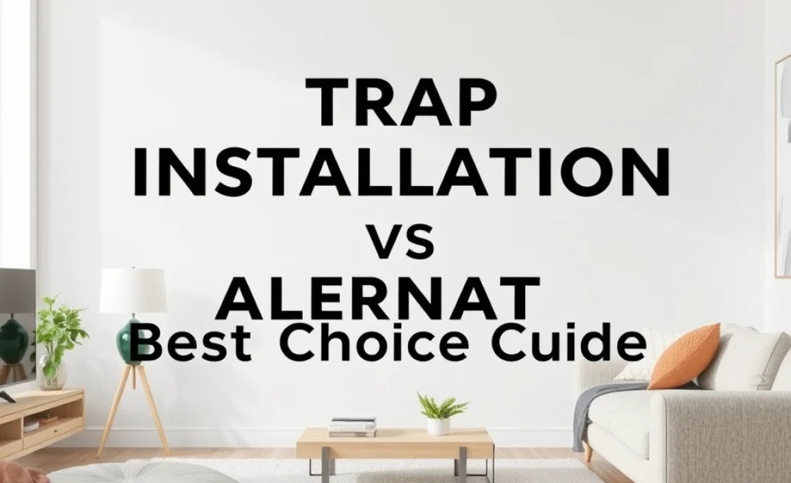 Trap Installation vs Alternatives: Best Choice Guide