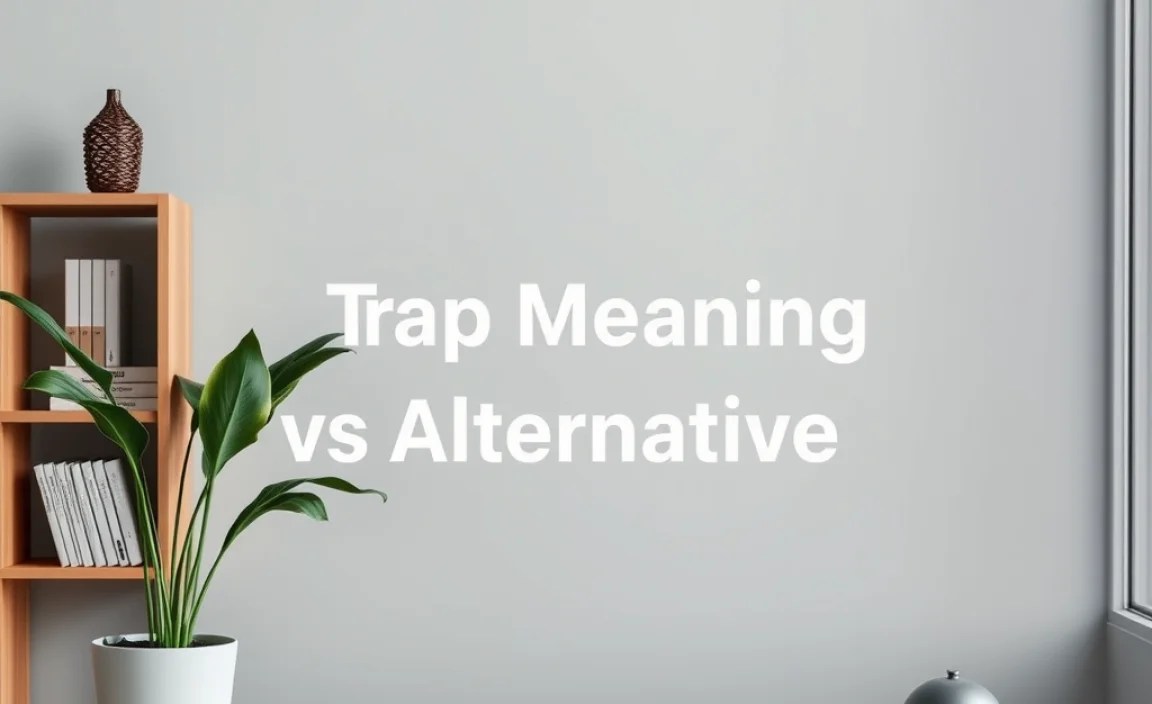 Trap Meaning Vs Alternative
