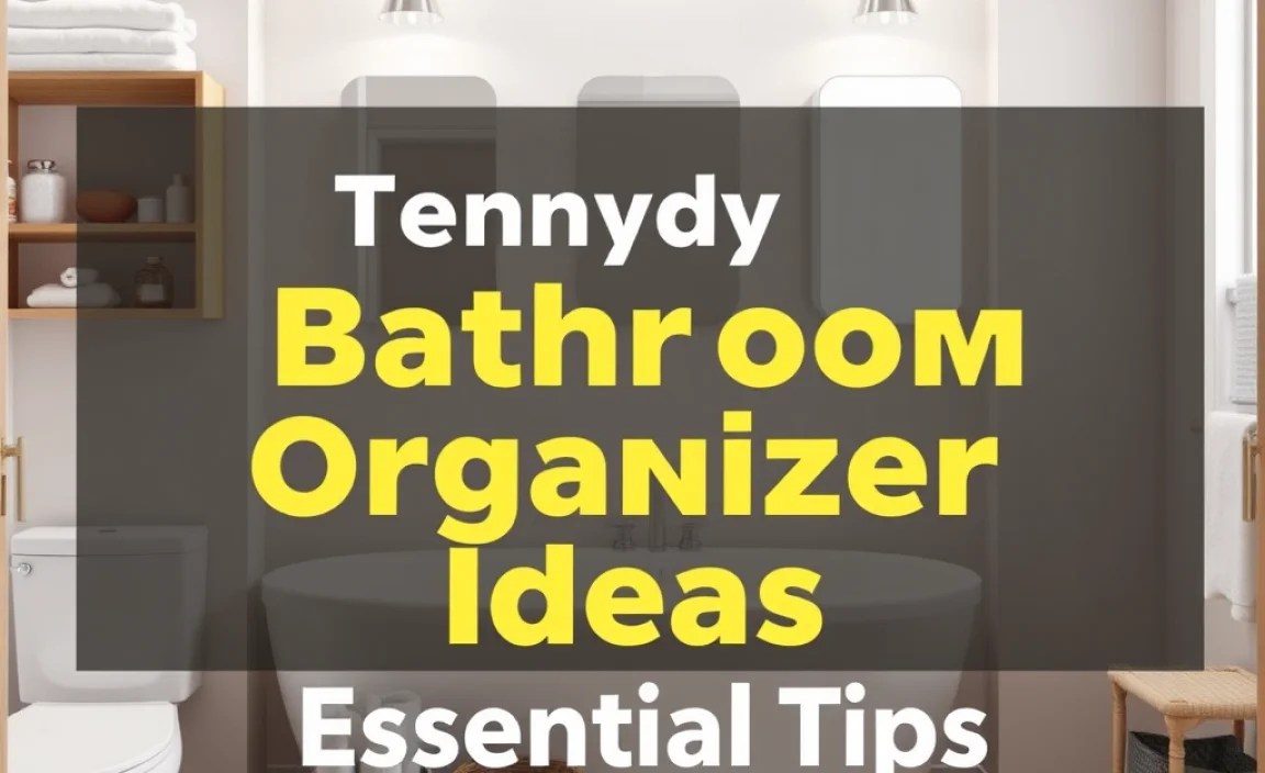 Trendy Bathroom Organizer Ideas: Essential Tips