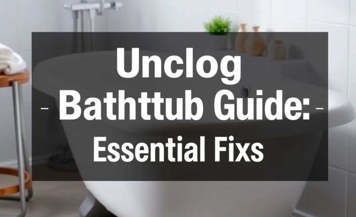 Troubleshooting Common Bathtub Drain Issues