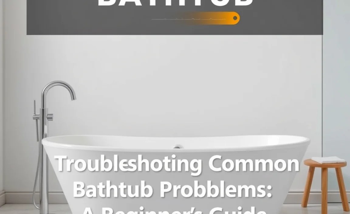 Troubleshooting Common Bathtub Problems: A Beginner’s Guide