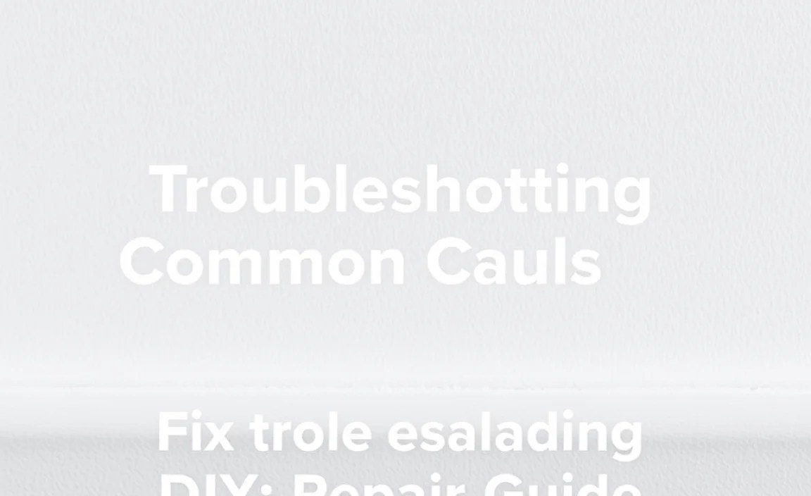 Troubleshooting Common Caulk Issues