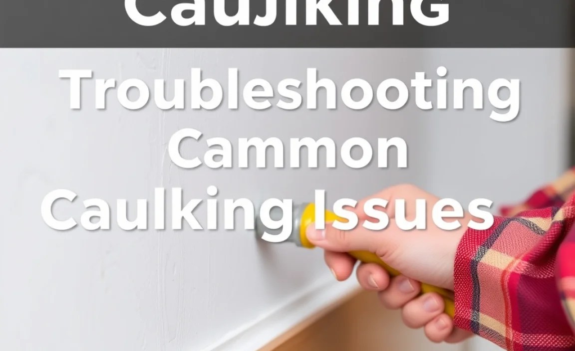 Troubleshooting Common Caulking Issues