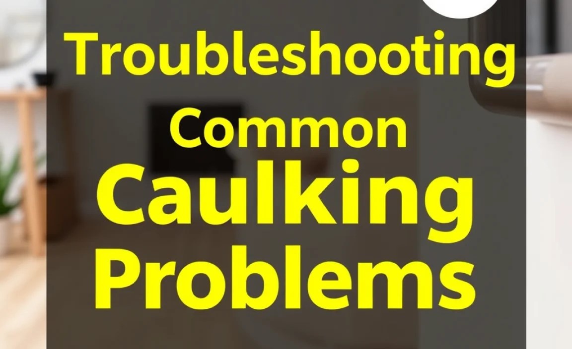 Troubleshooting Common Caulking Problems
