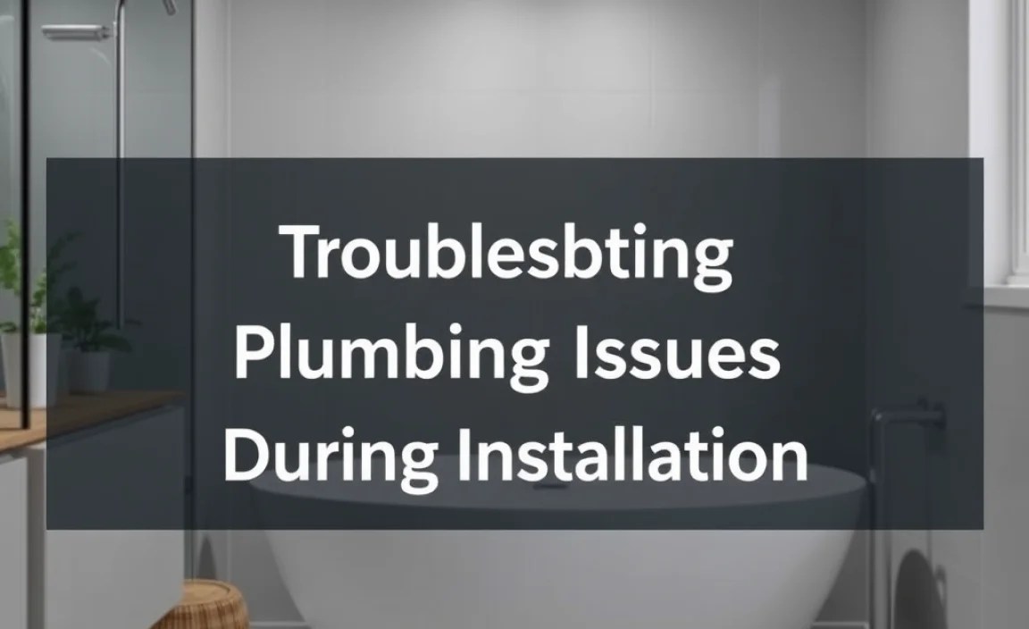 Troubleshooting Common Plumbing Issues During Installation