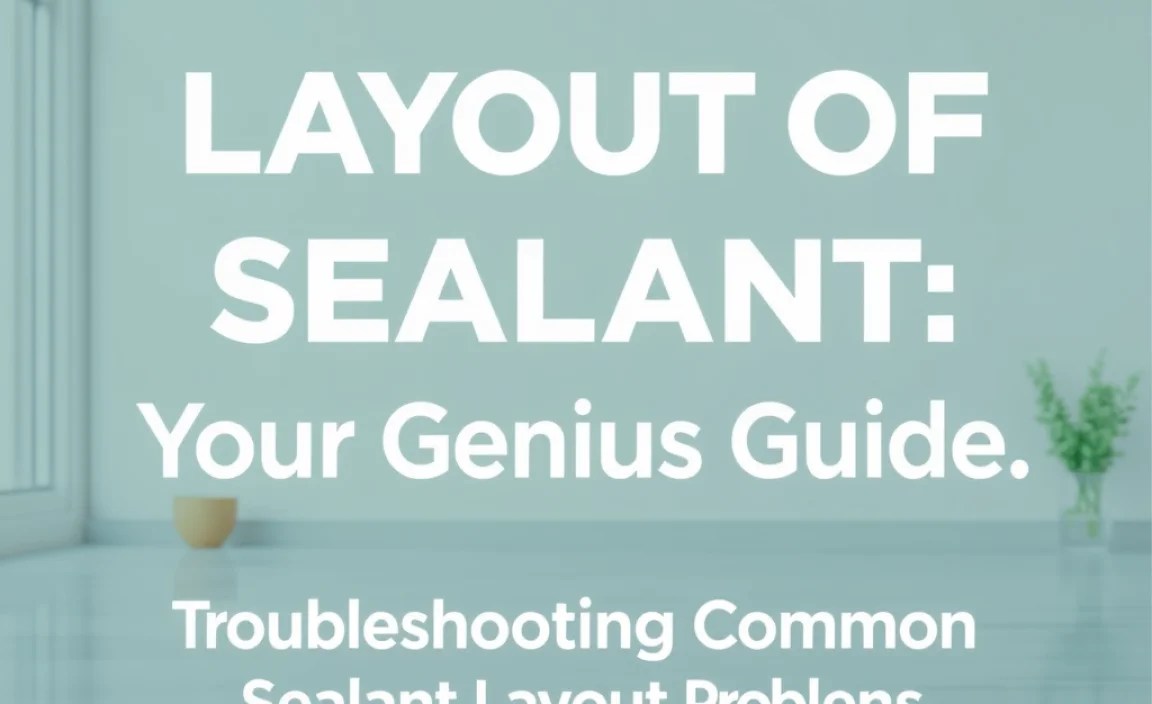 Troubleshooting Common Sealant Layout Problems