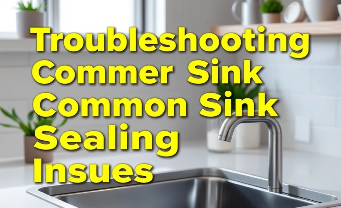 Troubleshooting Common Sink Sealing Issues