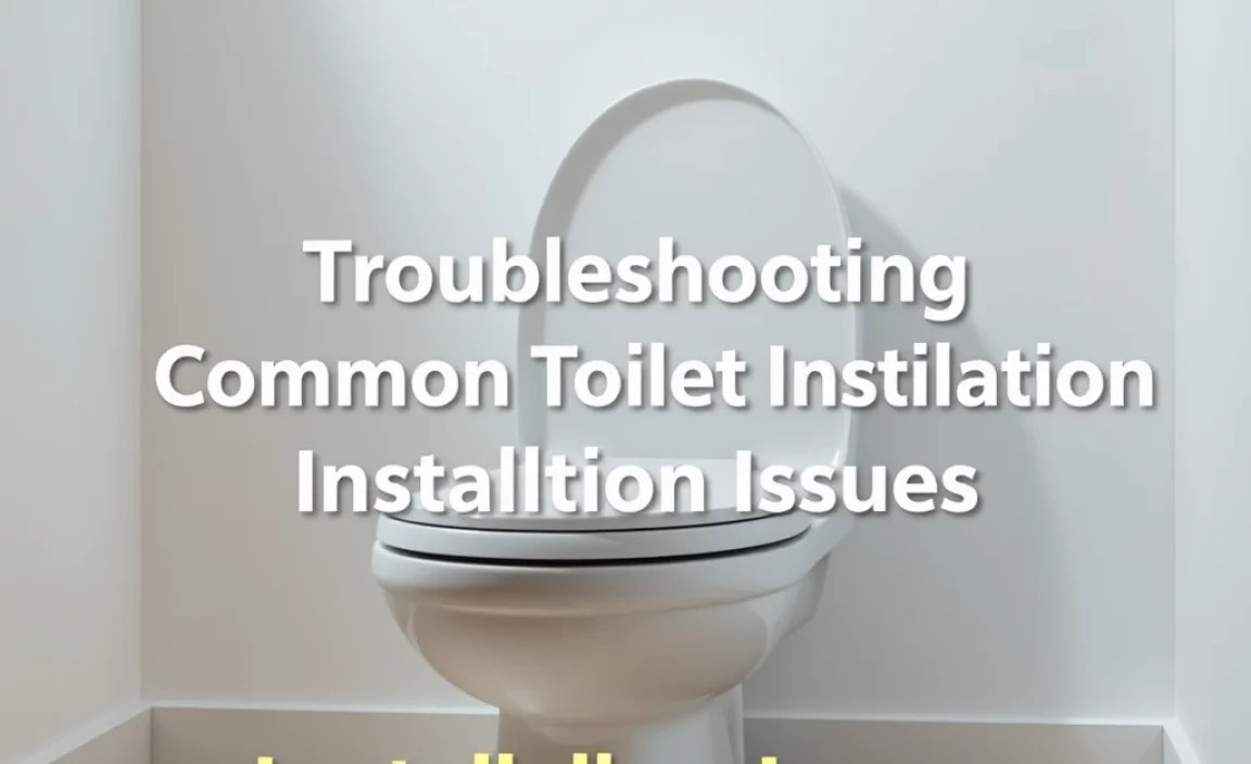 Troubleshooting Common Toilet Installation Issues
