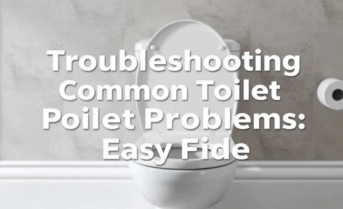 Troubleshooting Common Toilet Problems: Easy Fixes