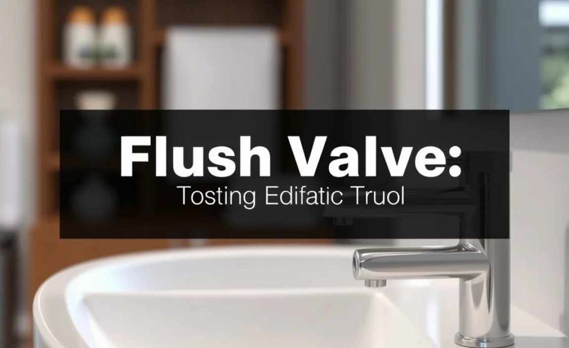 Troubleshooting Flush Valve Problems