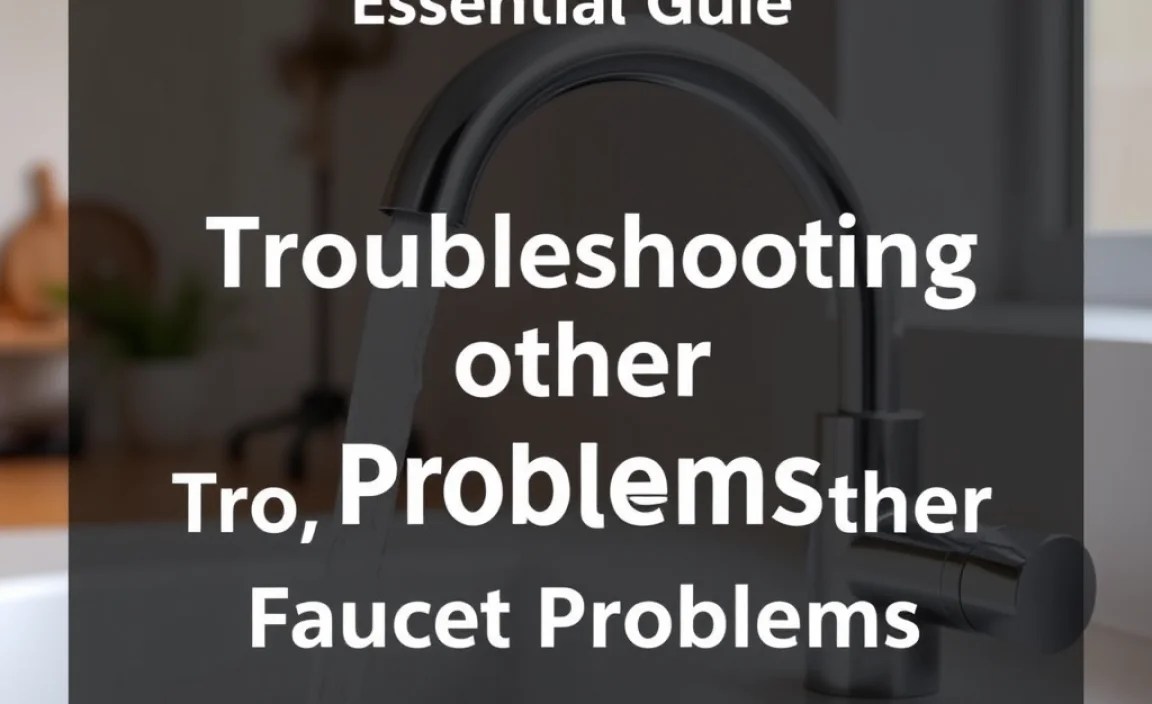 Troubleshooting Other Faucet Problems
