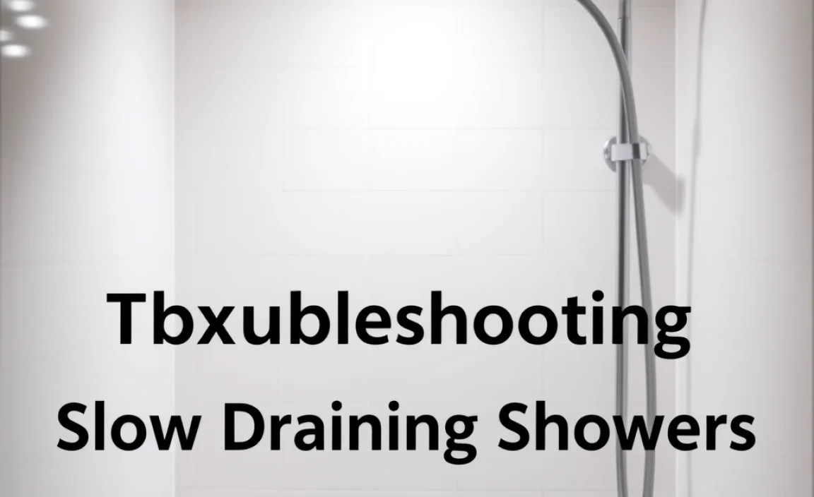 Troubleshooting Slow Draining Showers