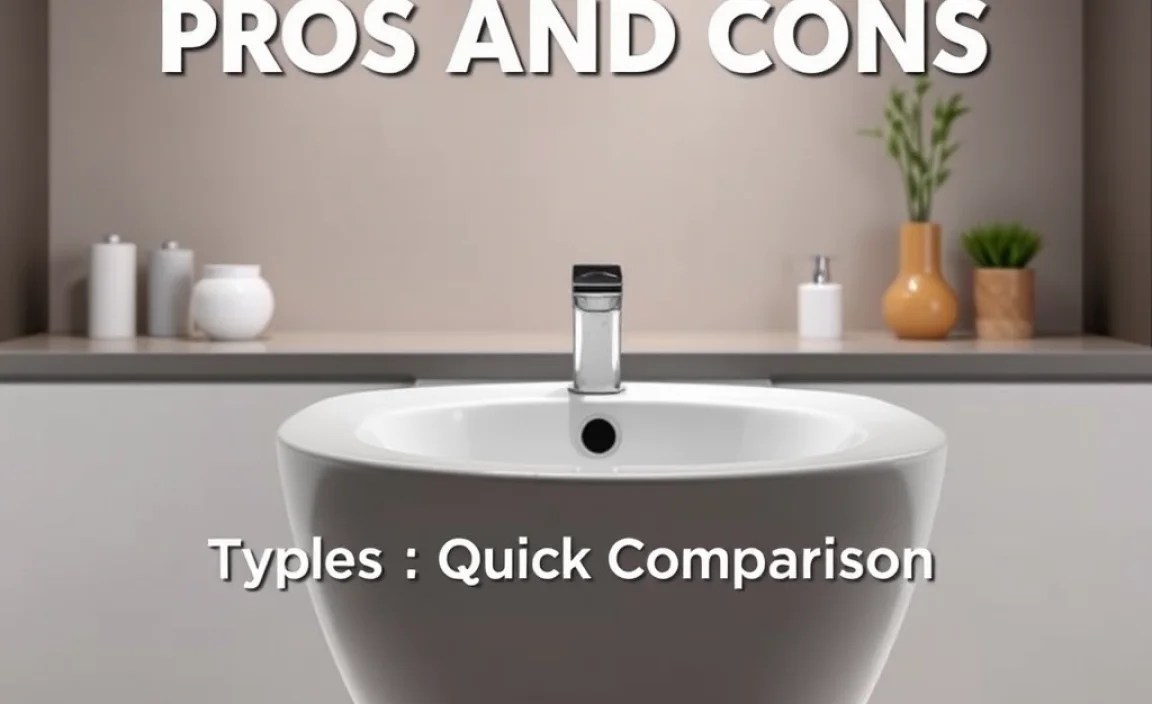 Types of Bidets: A Quick Comparison
