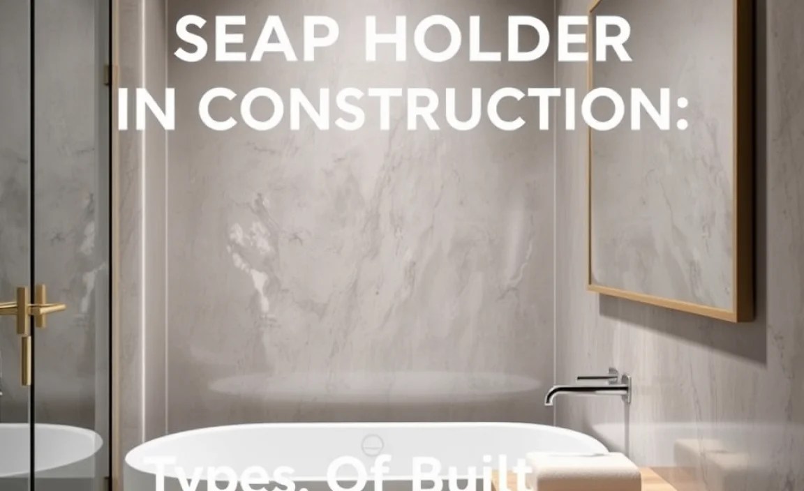 Types of Built-In Soap Holders