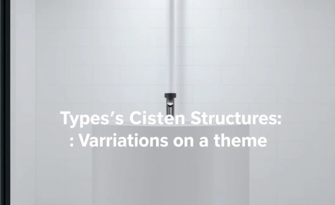 Types of Cistern Structures: Variations on a Theme