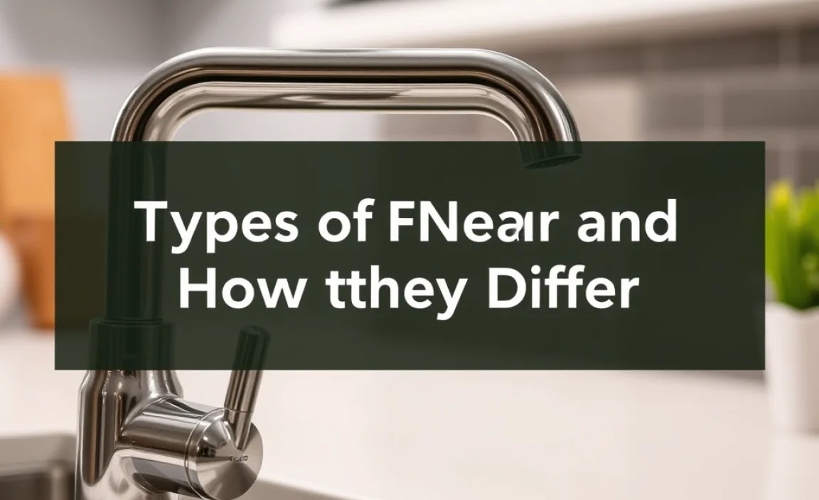 Types of Faucets and How They Differ
