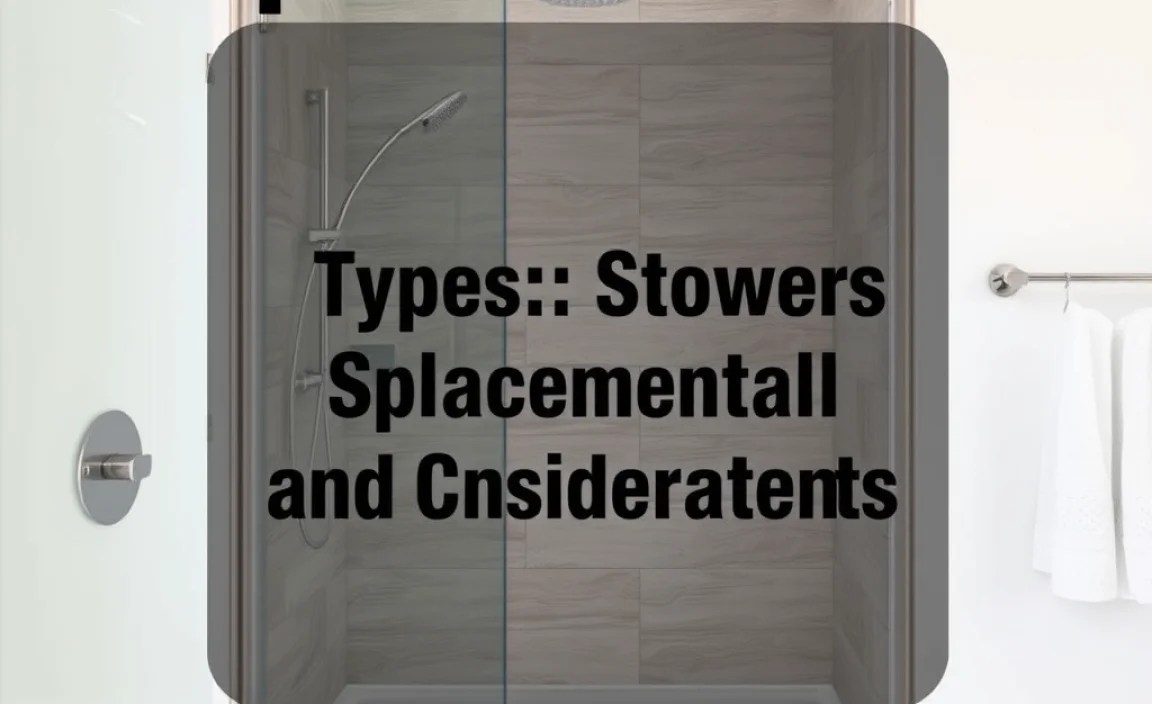 Types of Shower Replacements and Considerations