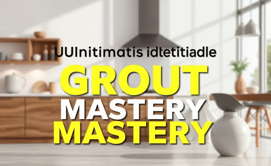 Ultimate Beginner’s Guide to Grout Mastery