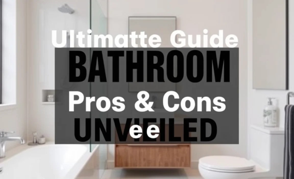 Ultimate Guide: Bathroom Pros & Cons Unveiled