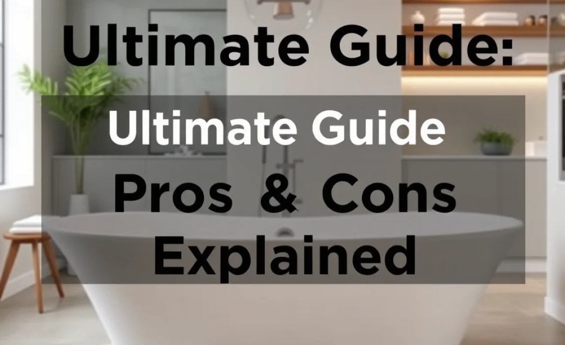 Ultimate Guide: Bathtub Pros & Cons Explained