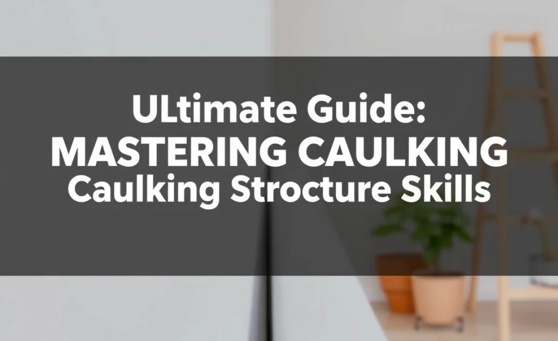 Ultimate Guide: Mastering Caulking Structure Skills