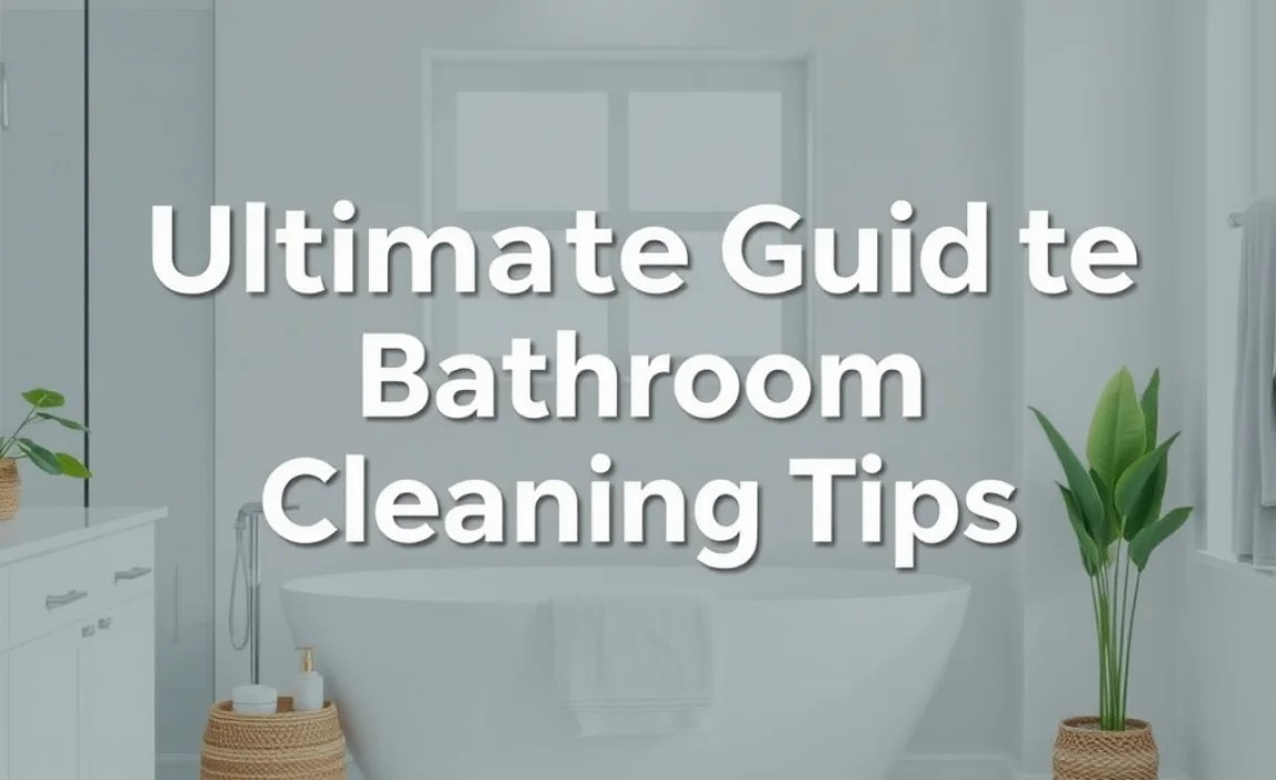 Ultimate Guide To Eco Friendly Bathroom Cleaning Tips