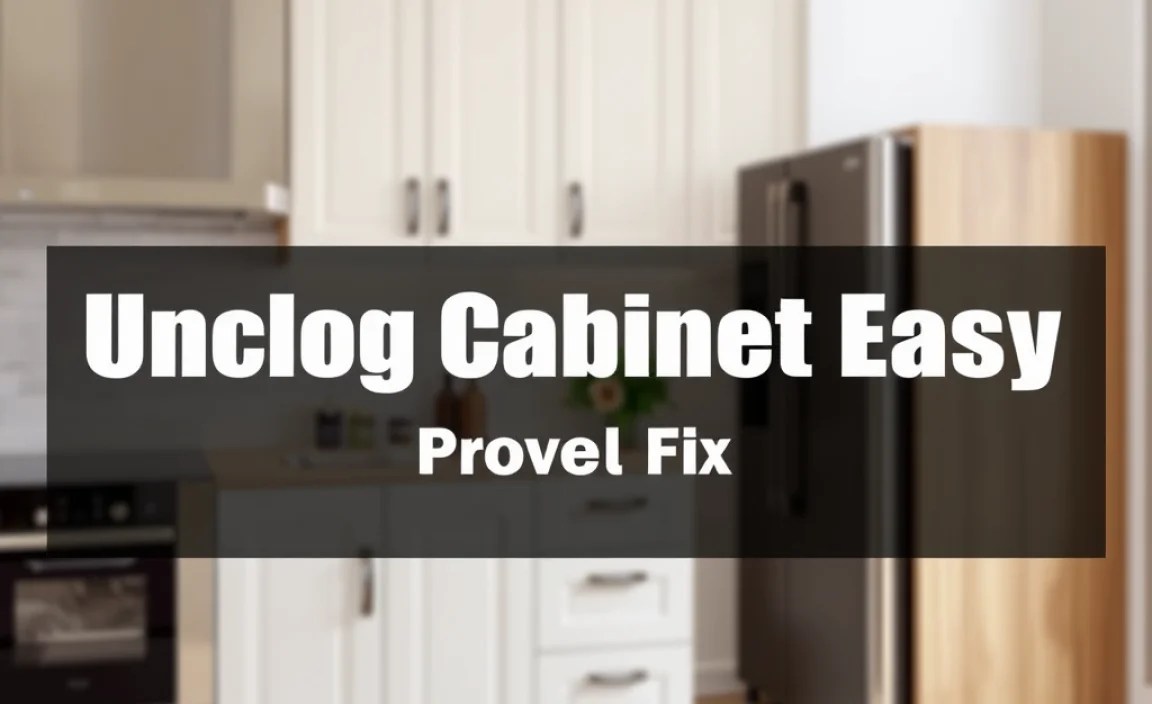 Unclog Cabinet Easy: Proven Fix