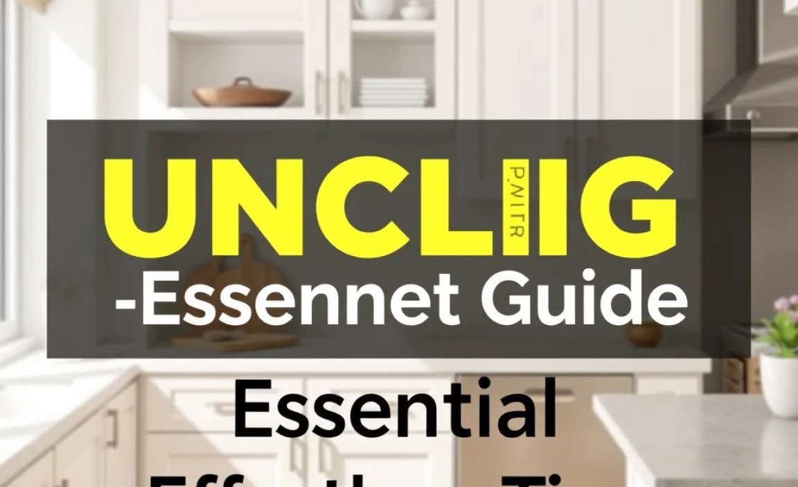 Unclog Cabinet Guide: Essential Effortless Tips