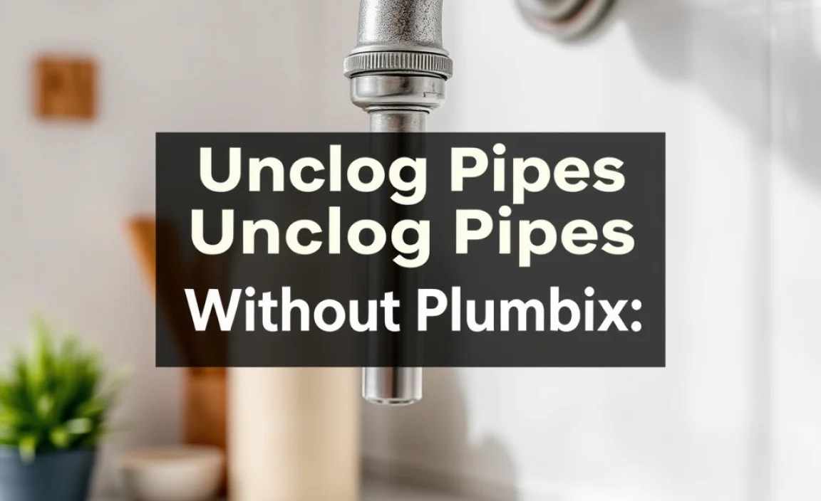 Unclog Pipes Without Plumber: Genius Effortless Fix