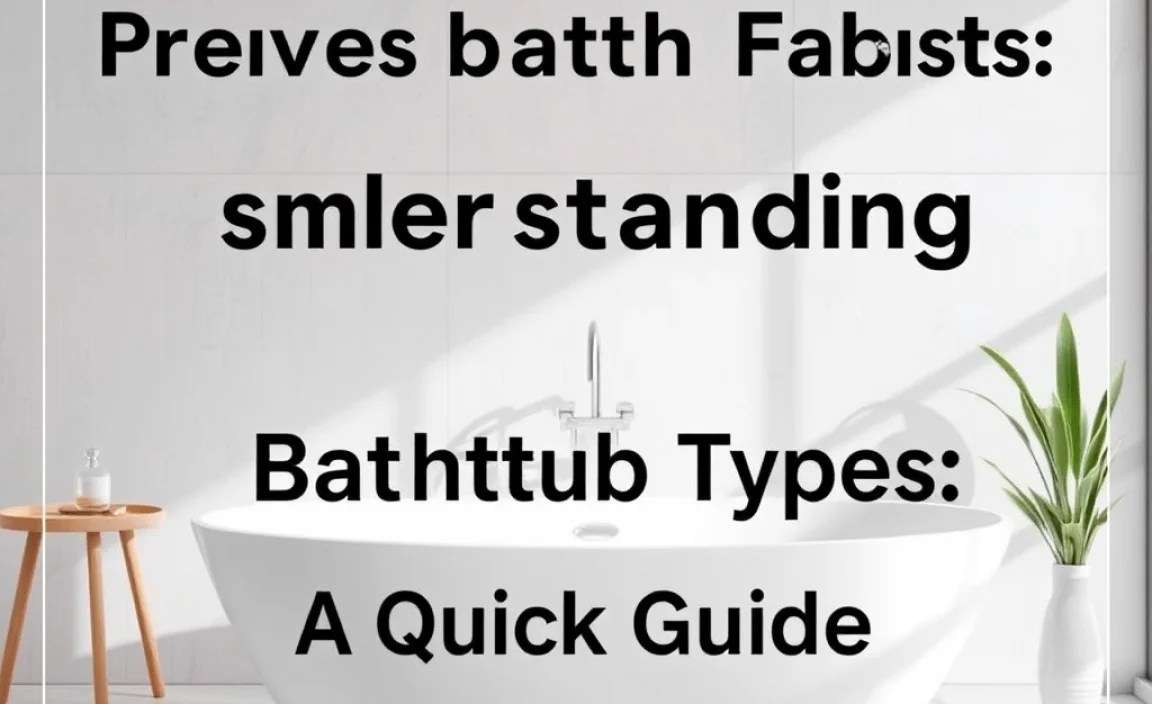 Understanding Bathtub Types: A Quick Guide