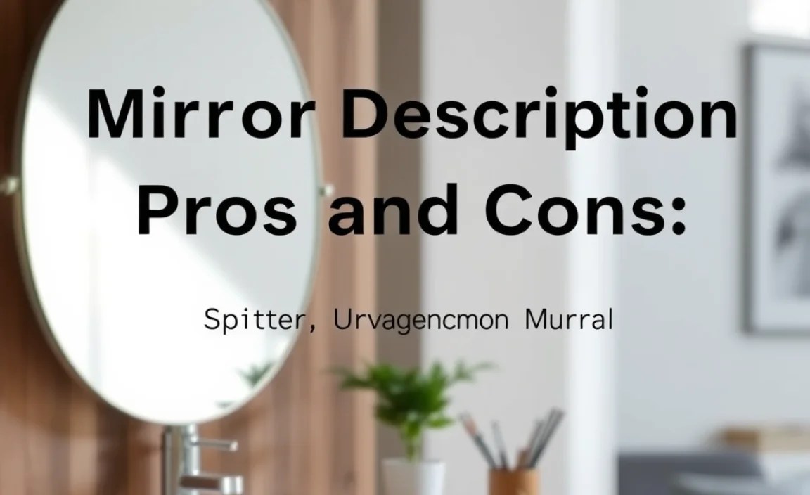 Understanding Common Mirror Description Terms
