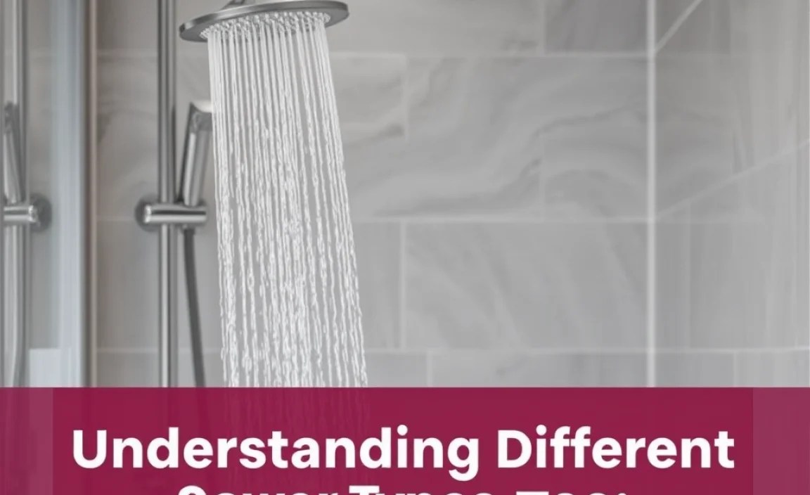 Understanding Different Shower Types and Tools