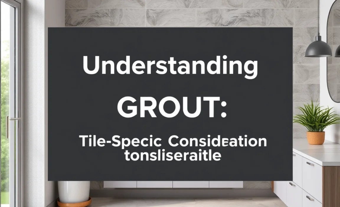 Understanding Grout: A Tile-Specific Consideration
