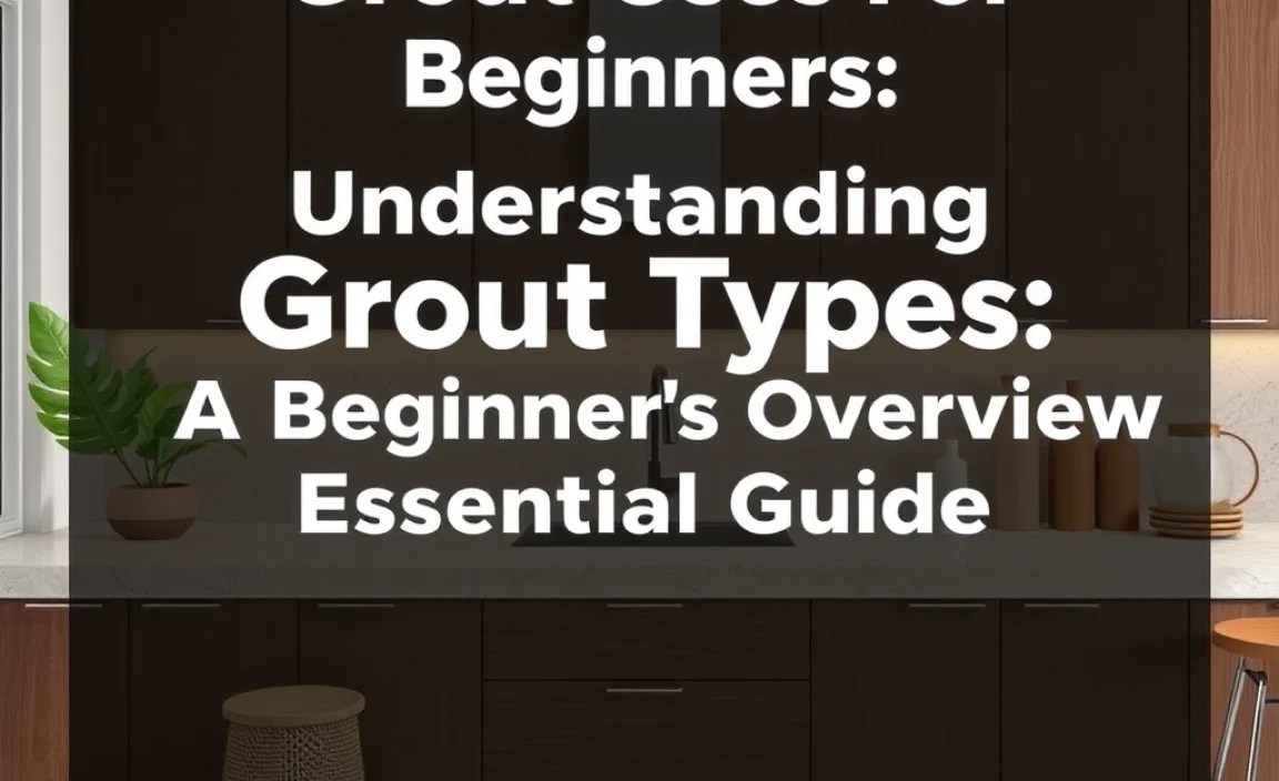 Understanding Grout Types: A Beginner’s Overview