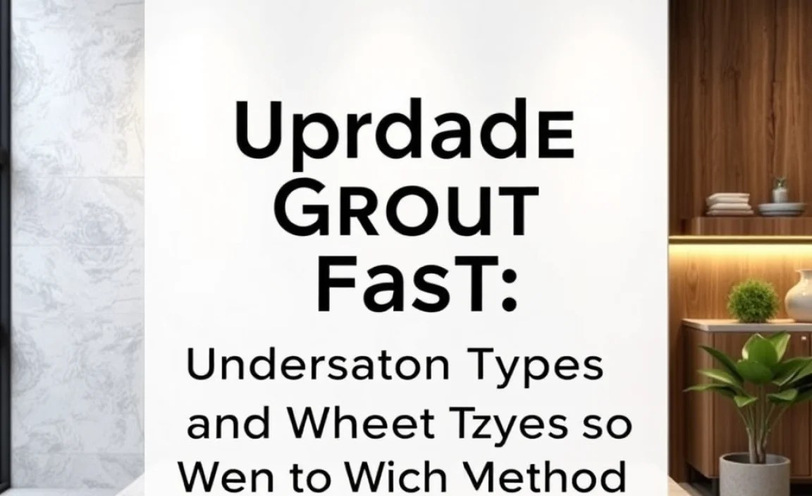 Understanding Grout Types and When to Use Which Method