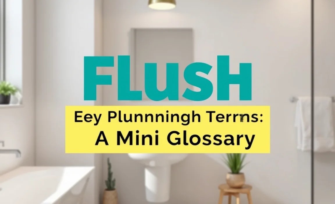 Understanding Key Plumbing Terms: A Mini Glossary
