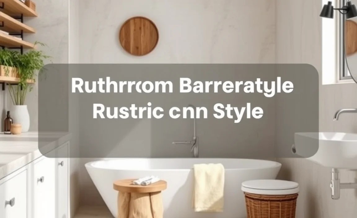 Understanding Rustic Bathroom Style