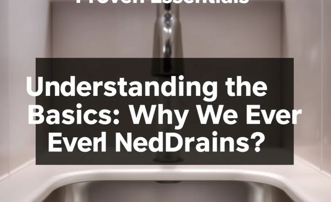 Understanding the Basics: Why Do We Even Need Drains?
