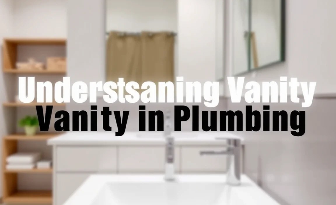 Understanding Vanity in Plumbing: A Simple Guide