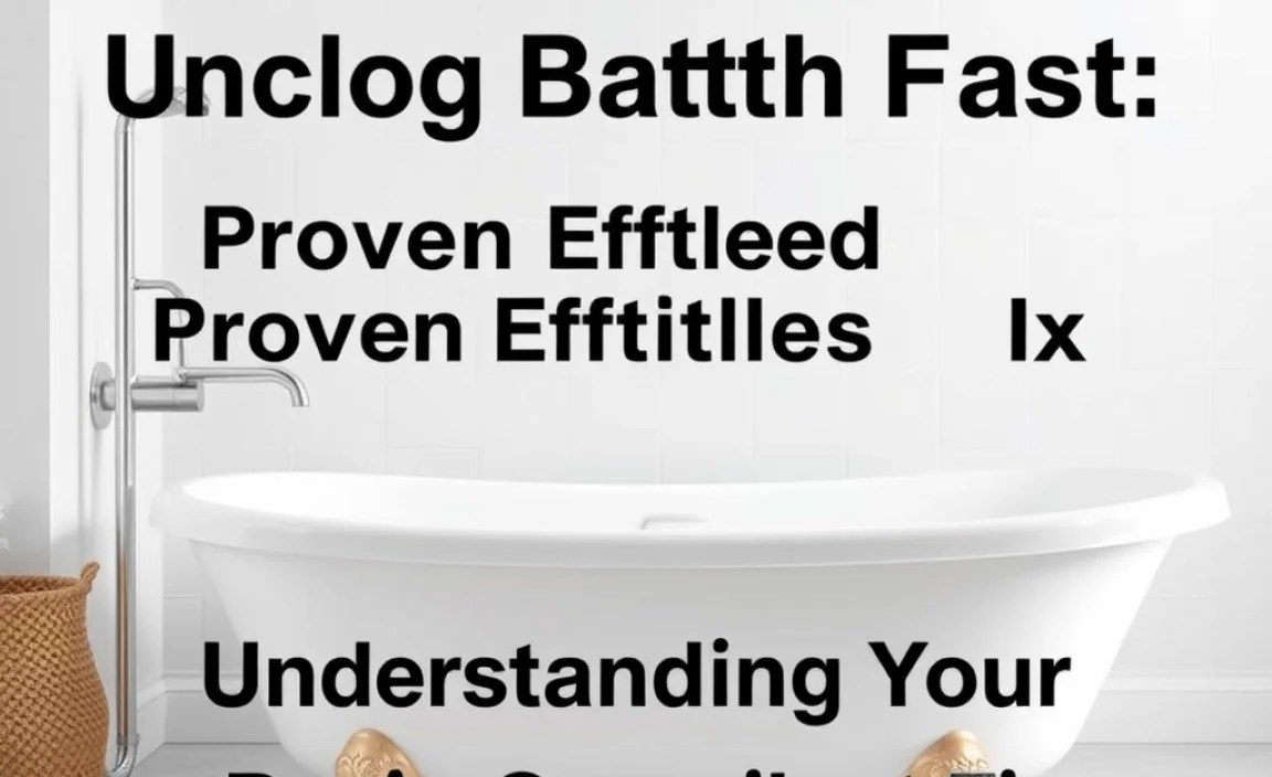 Understanding Your Bathtub Drain Components